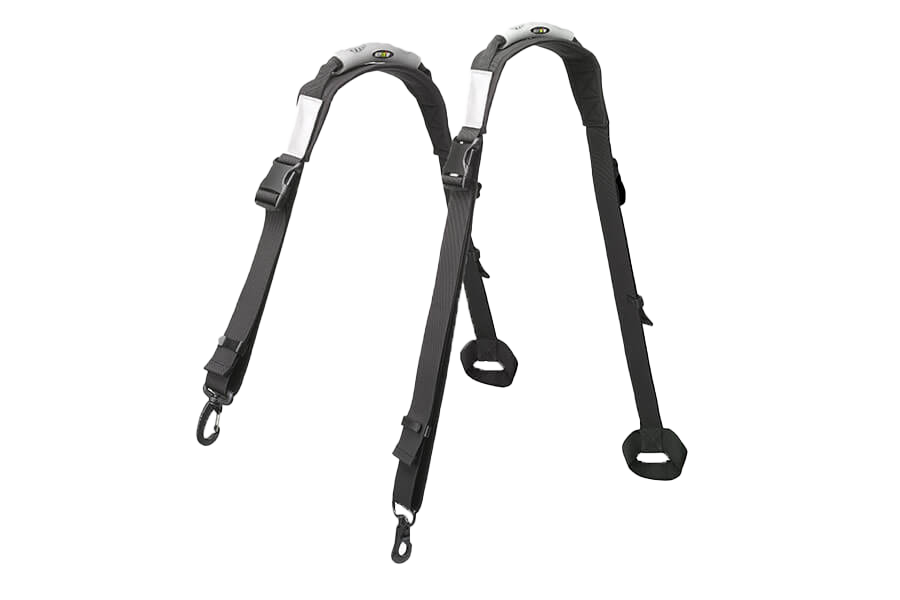 2 walking leashes with clips that connect to Help 'Em Up Harness